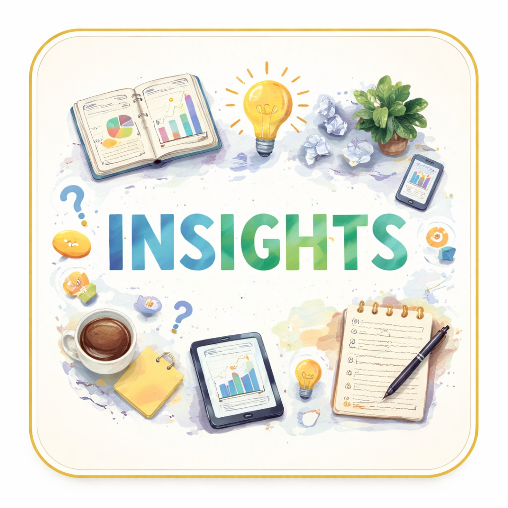 MBA insights illustration showing data analysis, comparisons, and global study pathways
